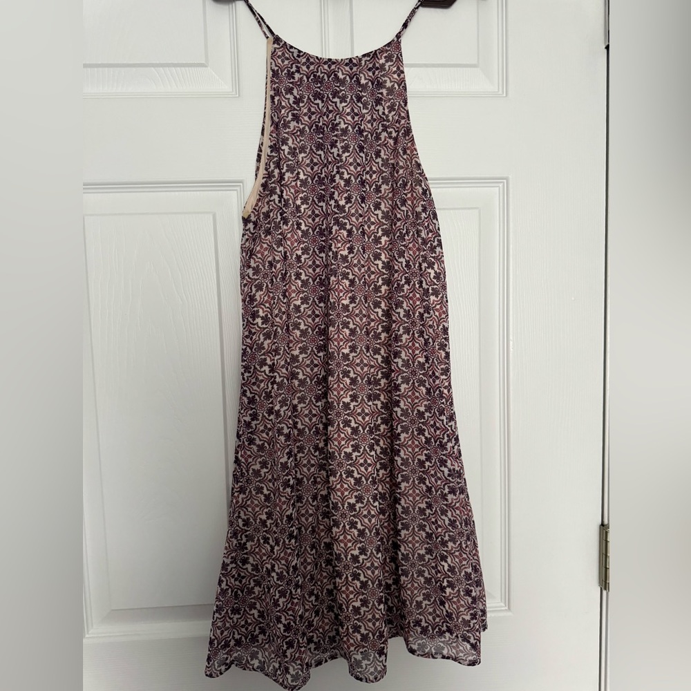 Purple Halter Dress